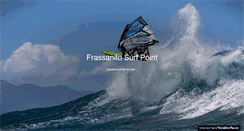 Desktop Screenshot of frassanitosurfpoint.com